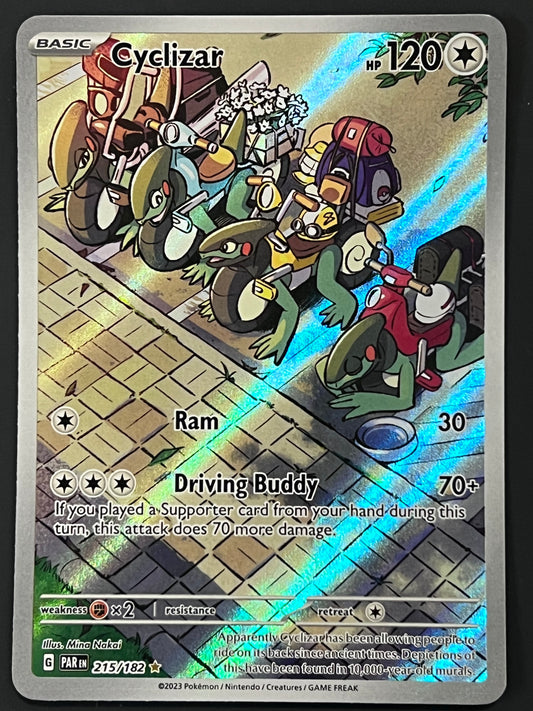 215/182 Cyclizar - Pokémon Paradox Rift Illustration Rare