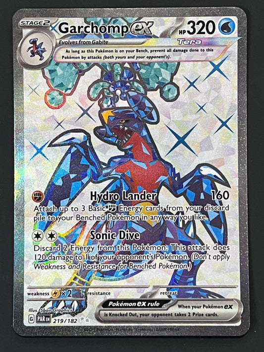 219/182 Garchomp Ex - Pokémon Paradox Rift Ultra Rare