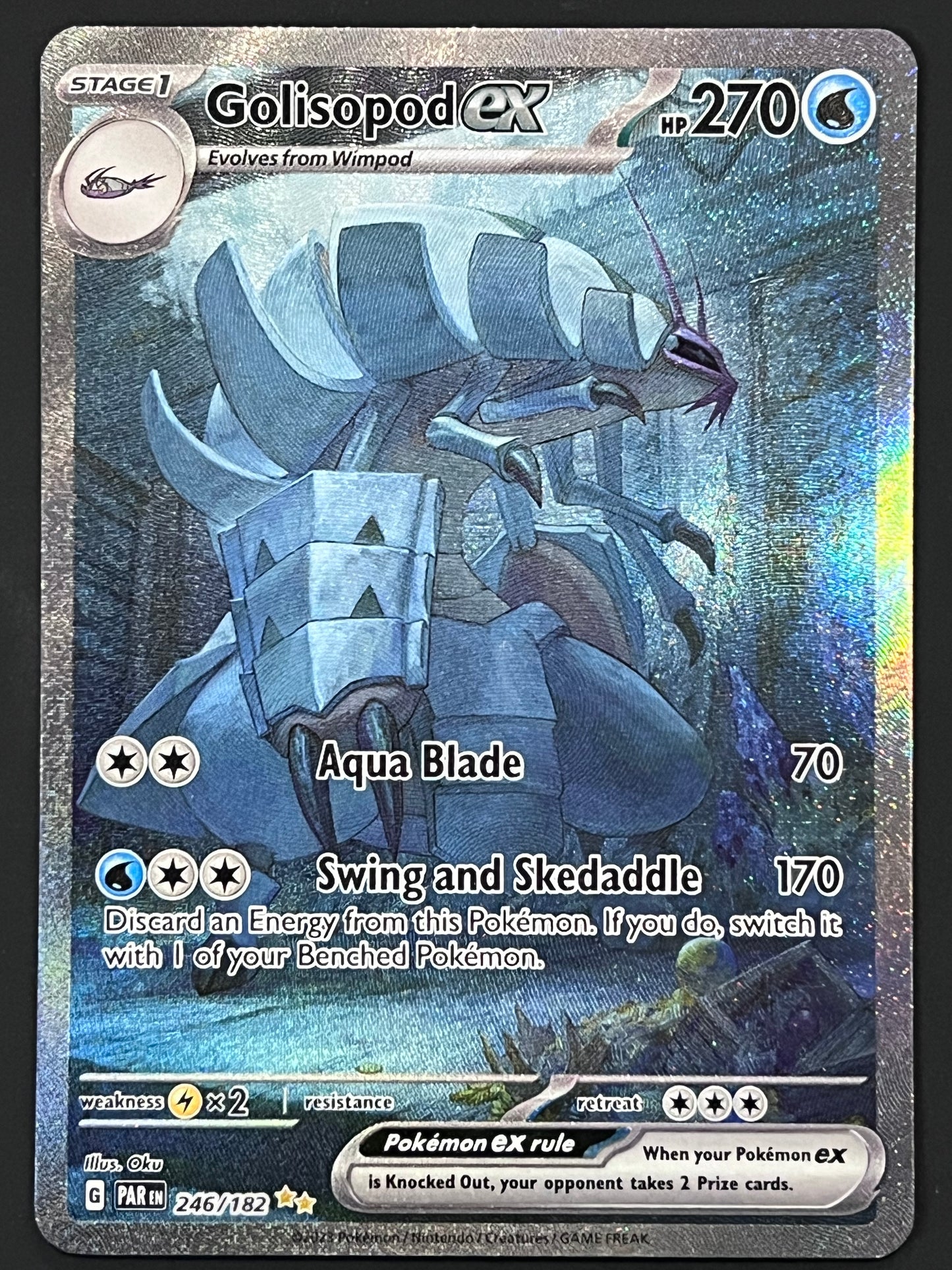 246/182 Golisopod Ex - Pokémon Paradox Rift Special Illustration Rare