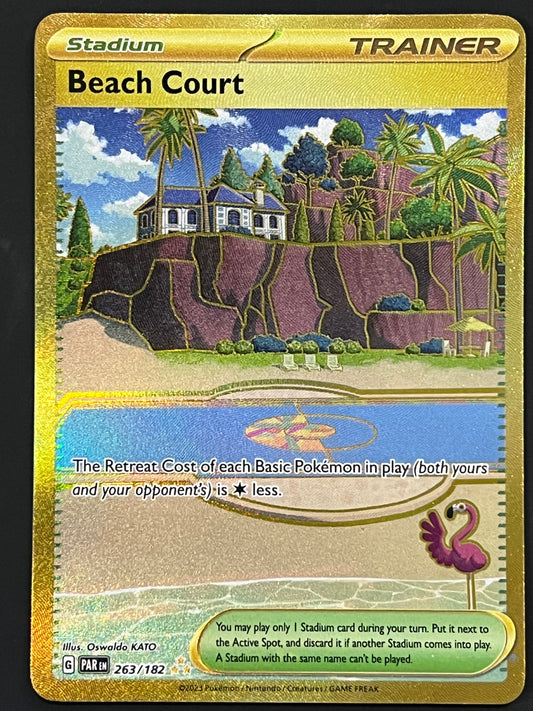 263/182 Beach Court - Pokémon Paradox Rift Hyper Rare