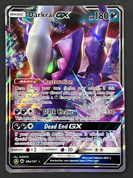 088a/147 Darkrai Gx - Pokémon Burning Shadows Ultra Rare