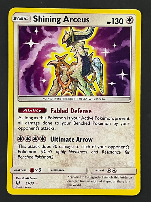 57/73 Shining Arceus - Pokémon Shining Legends Rare Holo