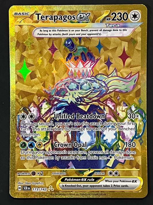 173/142 Terapagos Ex - Pokémon Stellar Crown Hyper Rare