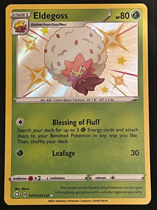 Eldegoss - SV011/SV122 Shining Fates Rare Shiny Holo