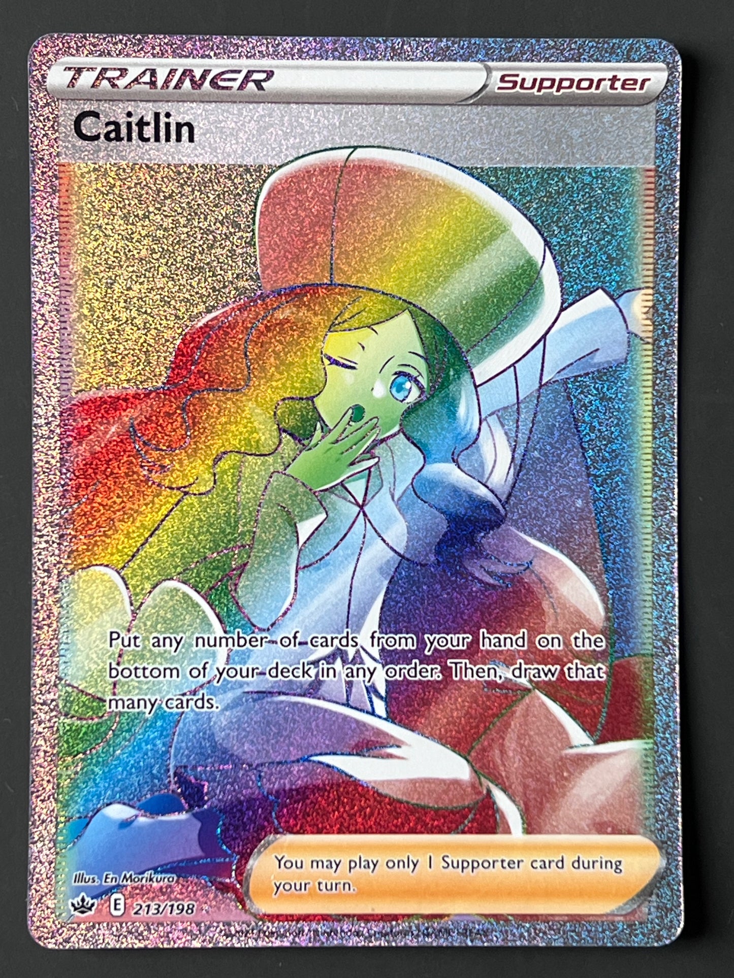 213/198 Caitlin - Pokémon Chilling Reign Rainbow Secret Rare