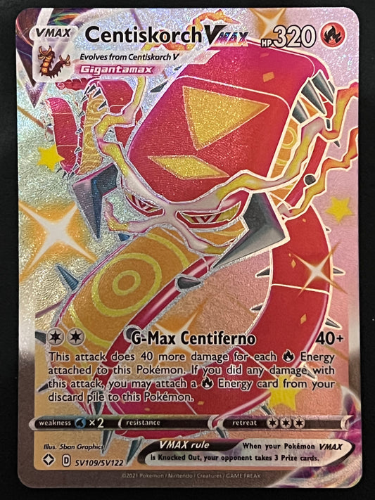 Centiskorch VMax - SV109/SV122 Shining Fates Rare Holo V