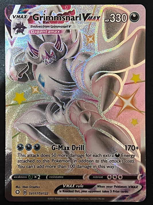 Grimmsnarl VMax - SV117/SV122 Shining Fates Rare Holo VMax