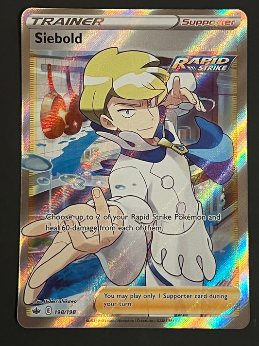 198/198 Siebold - Pokémon Chilling Reign Full Art