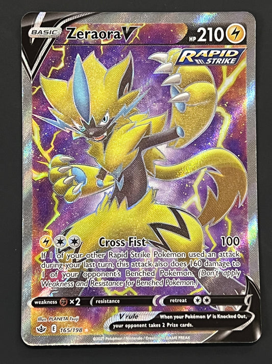 165/198 Zeraora V - Pokémon Chilling Reign Full Art