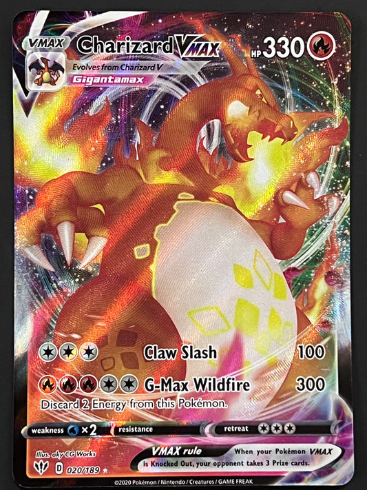 020/189 Charizard VMax - Pokémon Darkness Ablaze Ultra Rare