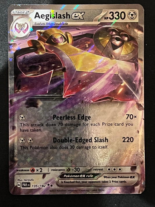 135/182 Aegislash Ex - Pokémon Paradox Rift Double Rare