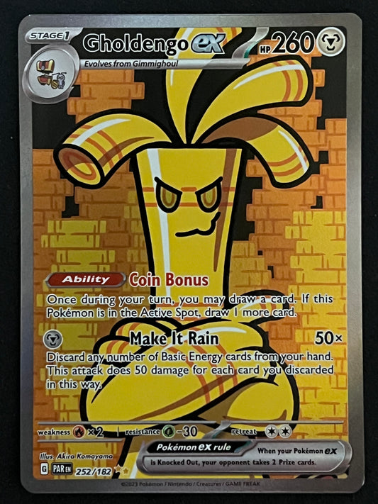 252/182 Gholdengo Ex - Pokémon Paradox Rift Special Illustration Rare