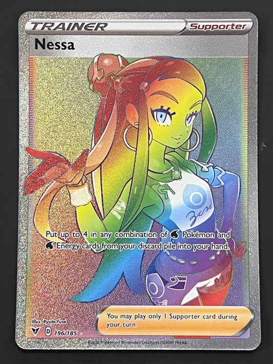 196/185 Nessa - Pokémon Vivid Voltage Rainbow Secret Rare