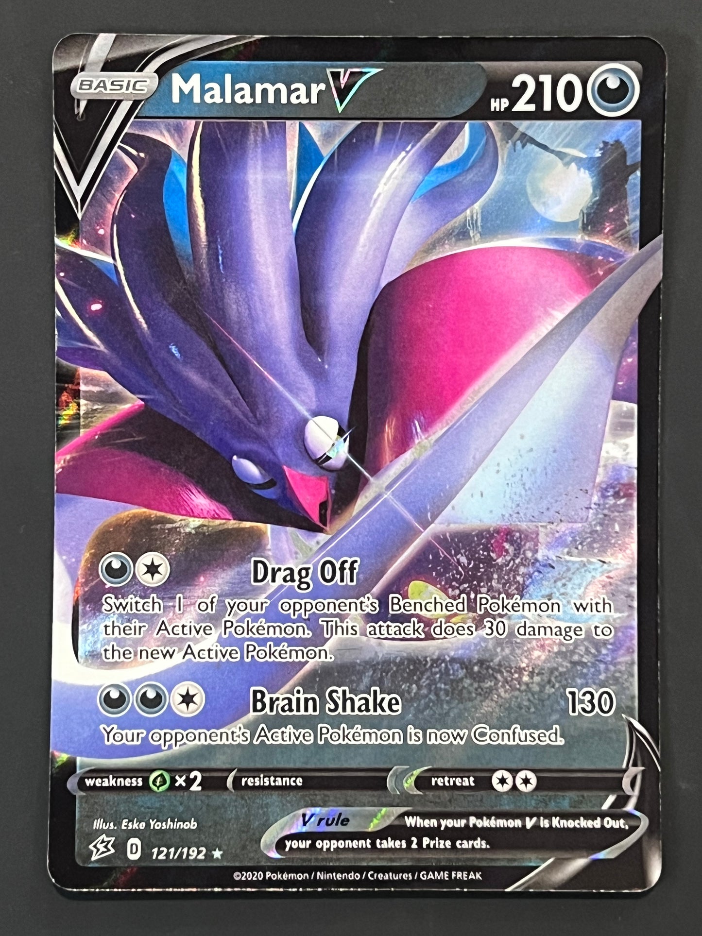 121/192 Malamar V - Pokémon Rebel Clash Ultra Rare