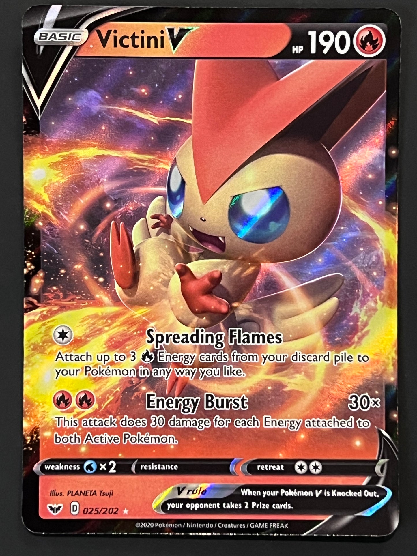 025/202 Victini V - Sword/Shield Base Ultra Rare