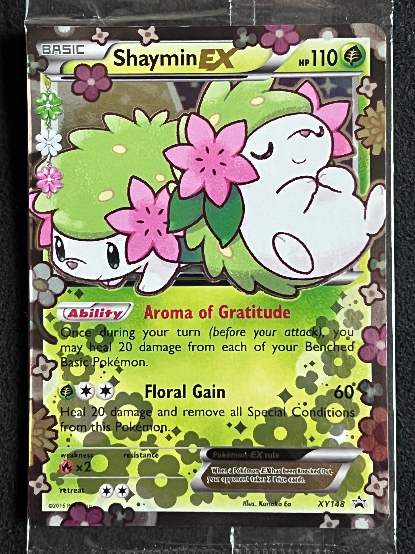 Shaymin EX (SEALED) - XY148 Holo Promo Black Star