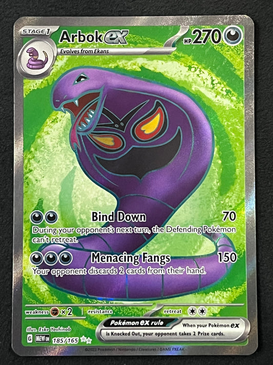 185/165 Arbok Ex - Pokémon 151 Ultra Rare