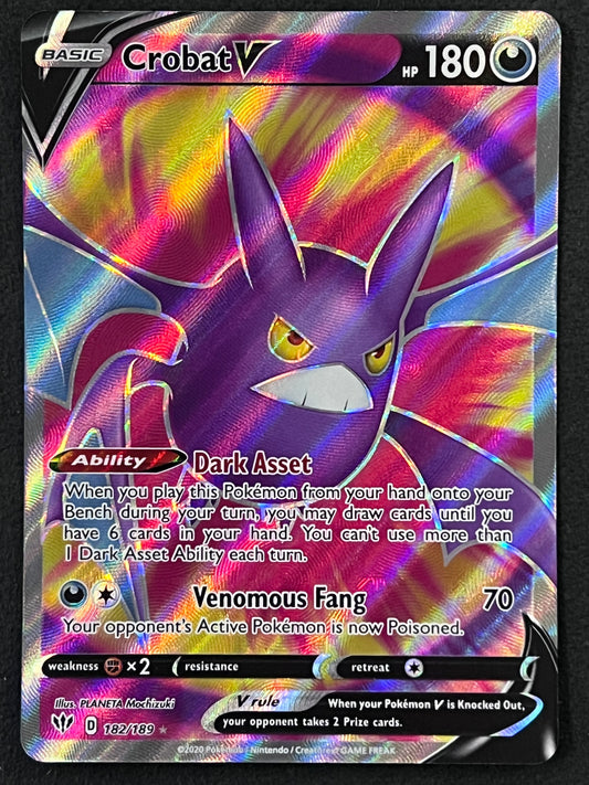 182/189 Crobat V - Pokémon Darkness Ablaze Full Art