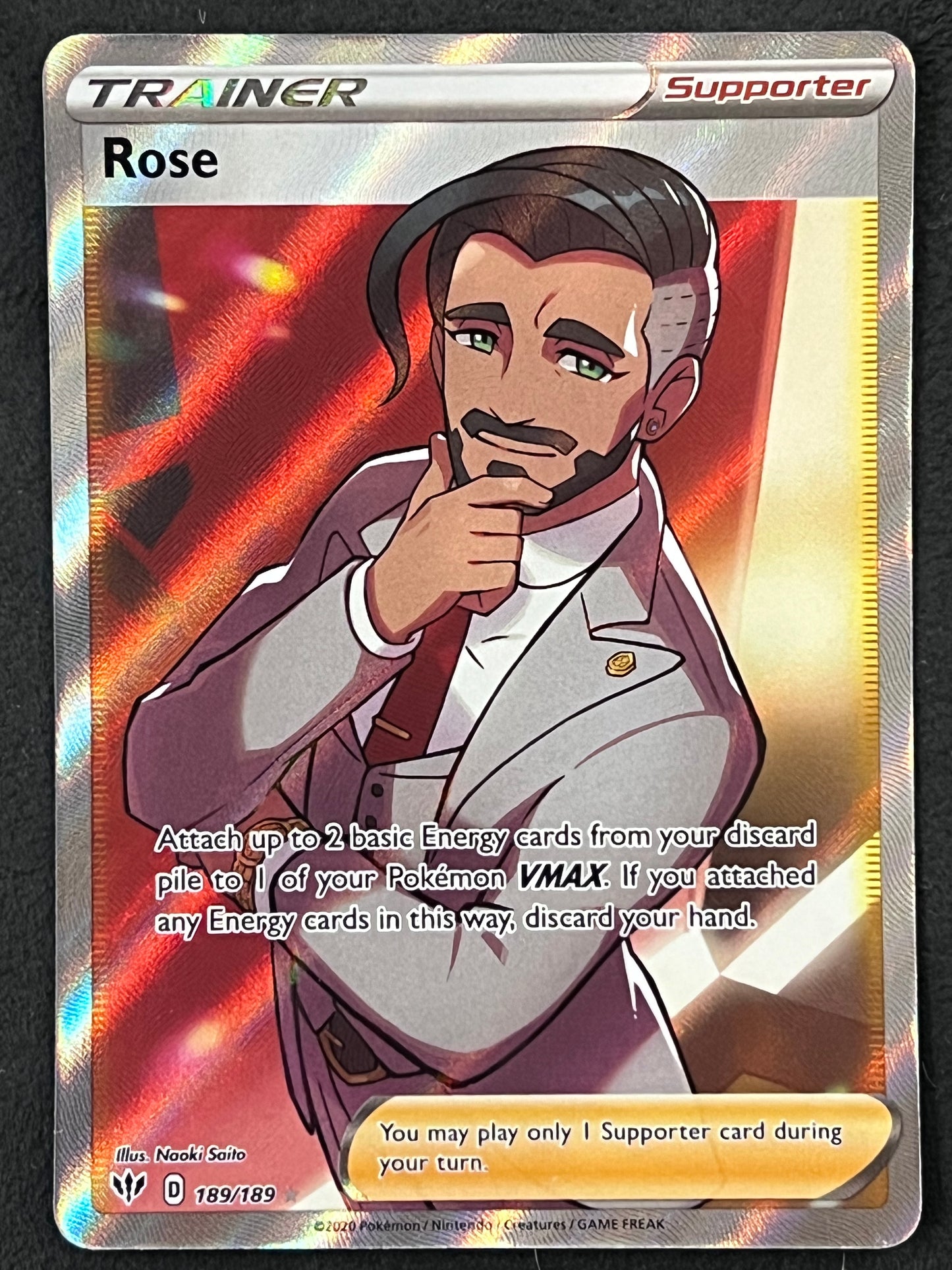 189/189 Rose - Pokémon Darkness Ablaze Full Art