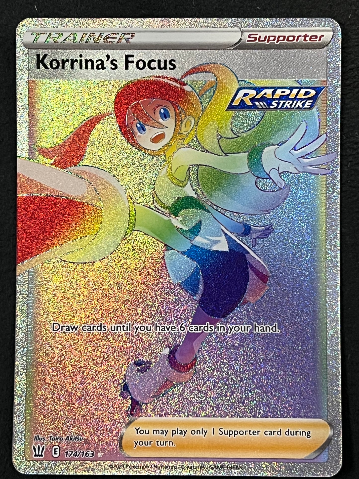 Korrina’s Focus - 174/163 Battle Styles Rainbow Rare Holo