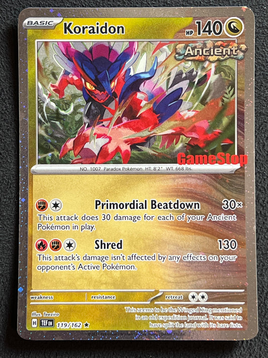 119/162 Koraidon (STAMPED) - Pokémon Temporal Forces GameStop Promo