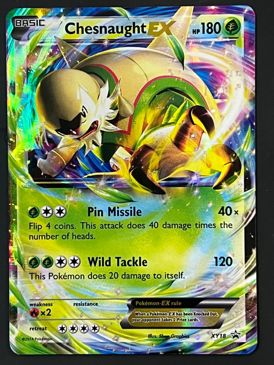 Chesnaught EX - XY18 Holo Promo Black Star