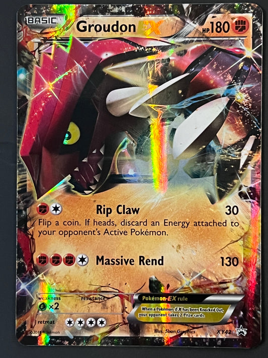 Groudon EX - XY42 Holo Promo Black Star