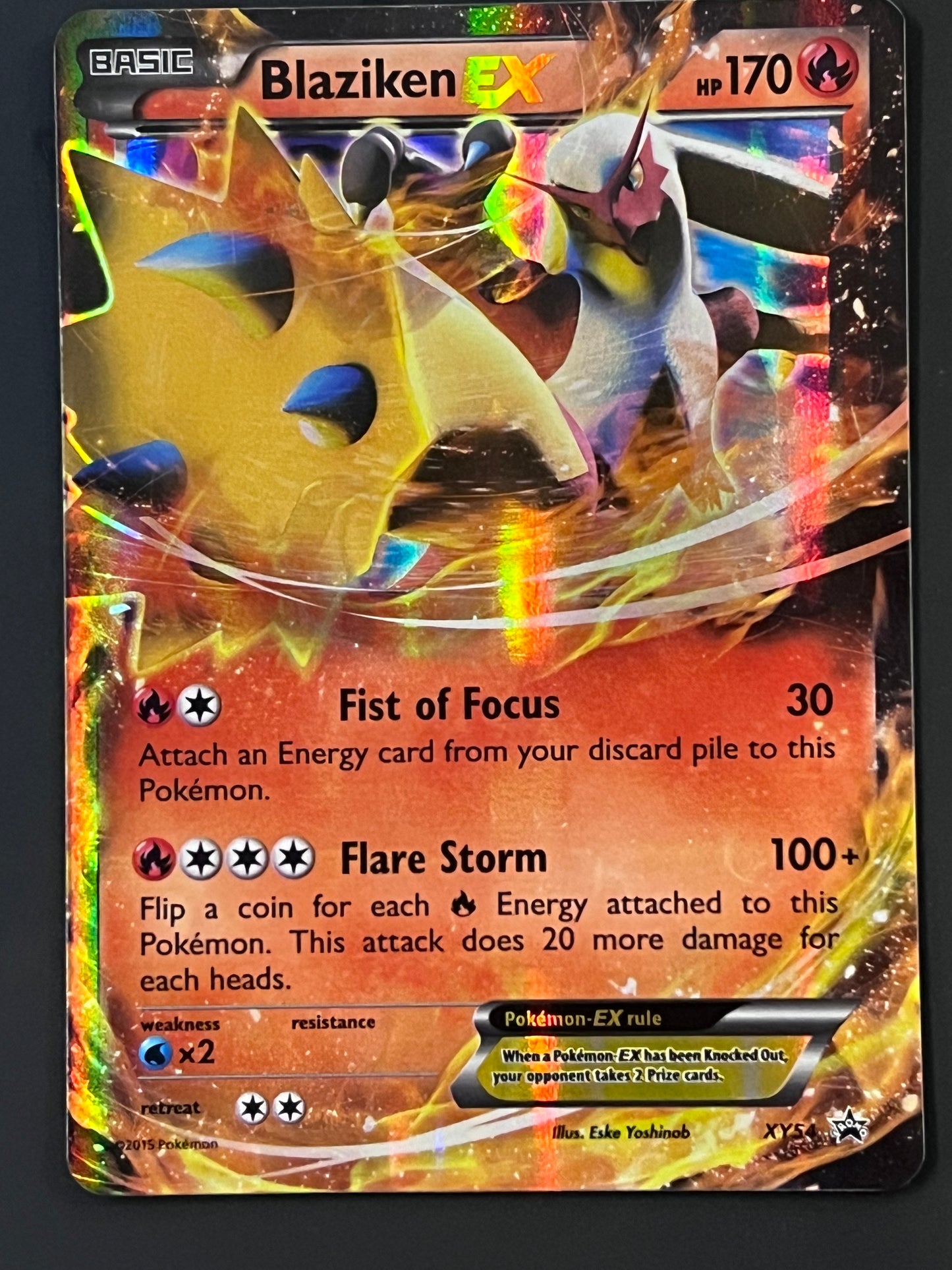 Blaziken EX - XY54 Holo Promo Black Star