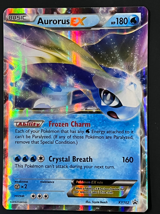 Aurorus EX - XY102 Holo Promo Black Star