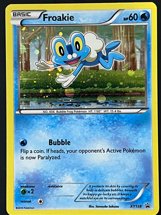 Froakie - XY138 Holo Promo Black Star