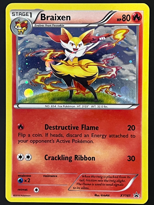 Braixen - XY161 Holo Promo Black Star