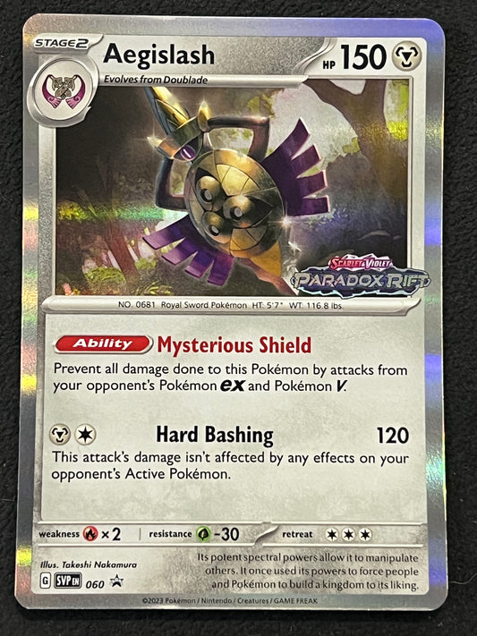 SVP060 Aegislash - Stamped Black Star Promo