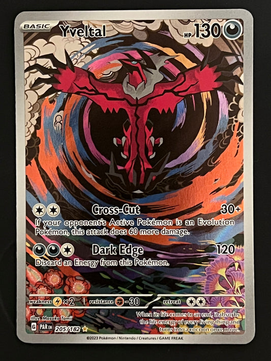 205/182 Yveltal - Pokémon Paradox Rift Illustration Rare