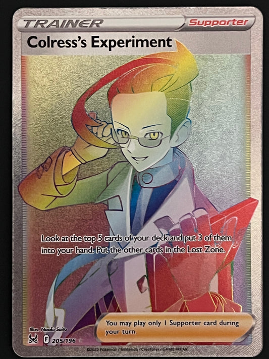 Colress’s Experiment - 205/196 Lost Origin Rainbow Rare