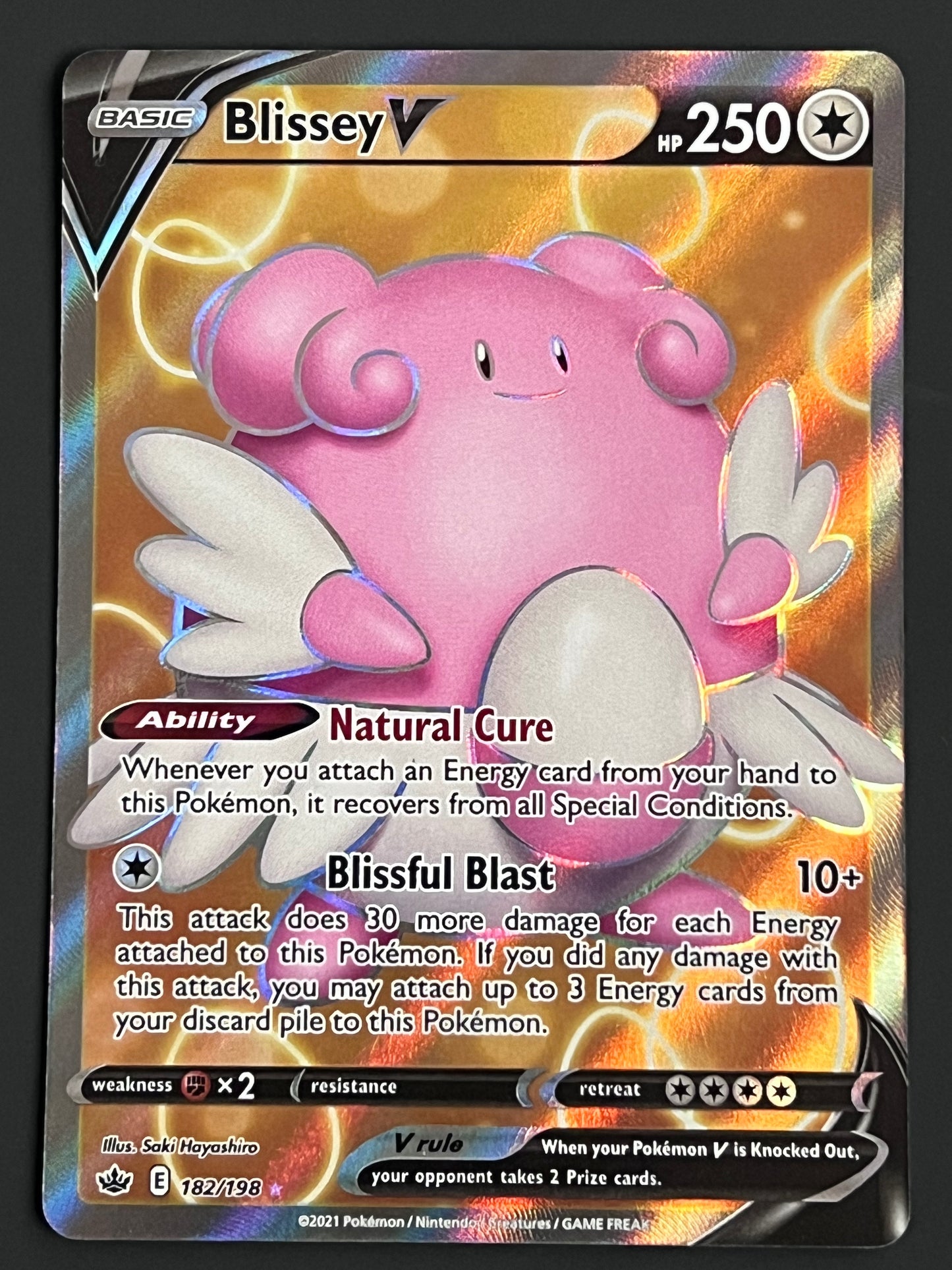 182/198 Blissey V - Pokémon Chilling Reign Full Art