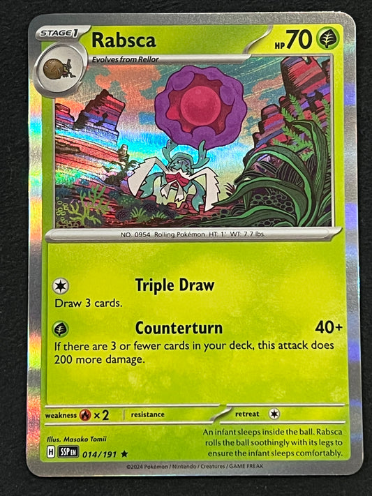 014/191 Rabsca - Pokémon Surging Sparks Rare Holo