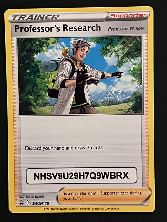 Professor’s Research - SWSH178 Holo Promo Black Star