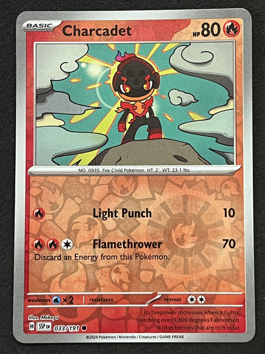 033/191 Charcadet - Pokémon Surging Sparks Common Reverse