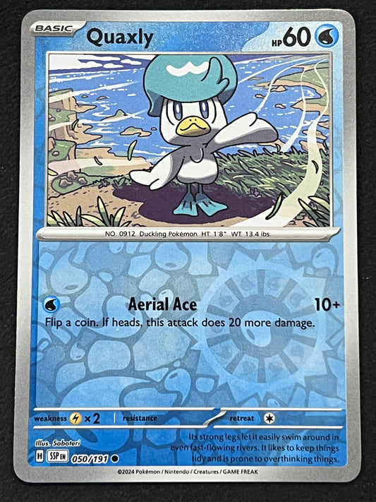 050/191 Quaxly - Pokémon Surging Sparks Common Reverse