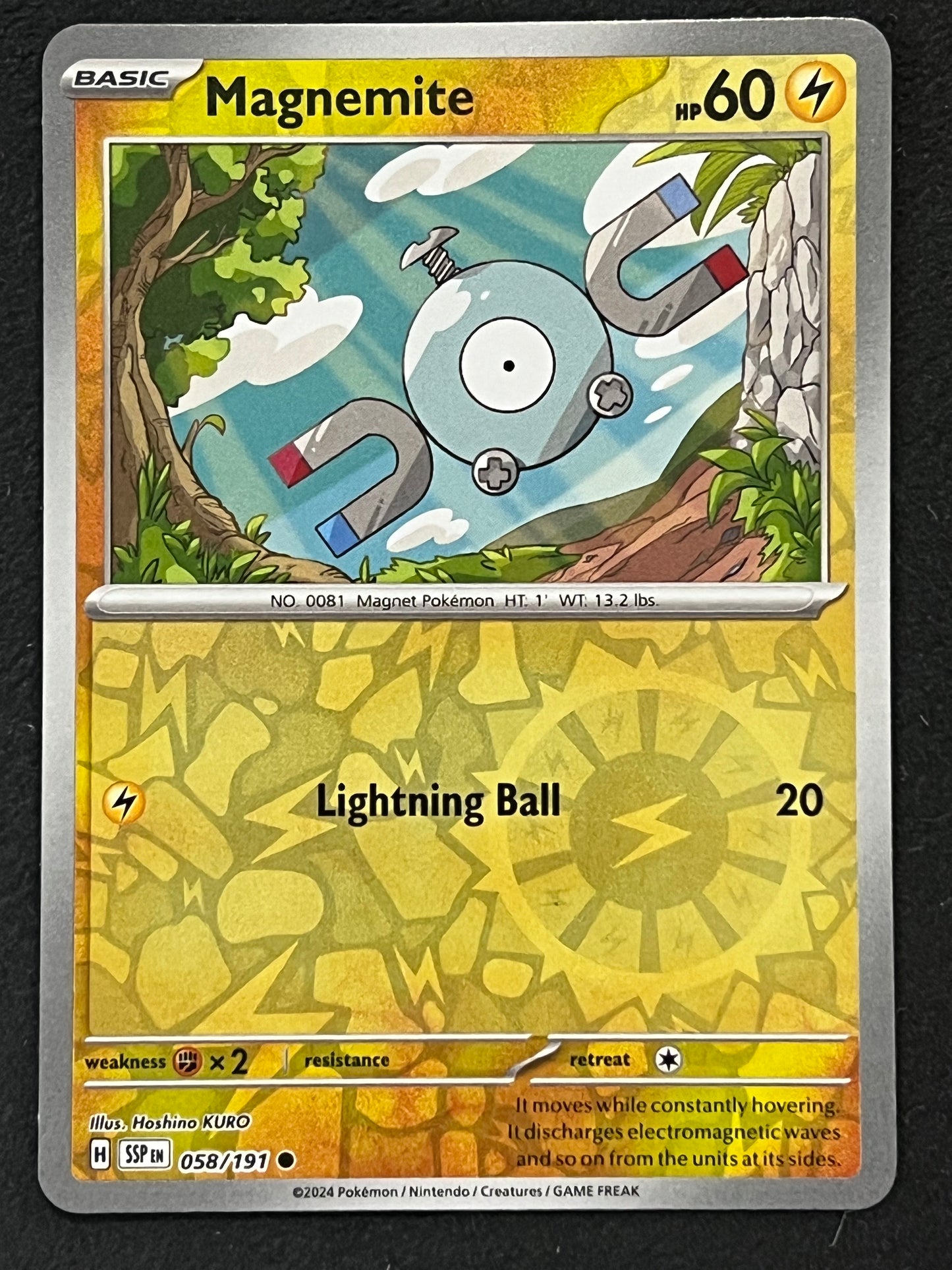 058/191 Magnemite - Pokémon Surging Sparks Common Reverse