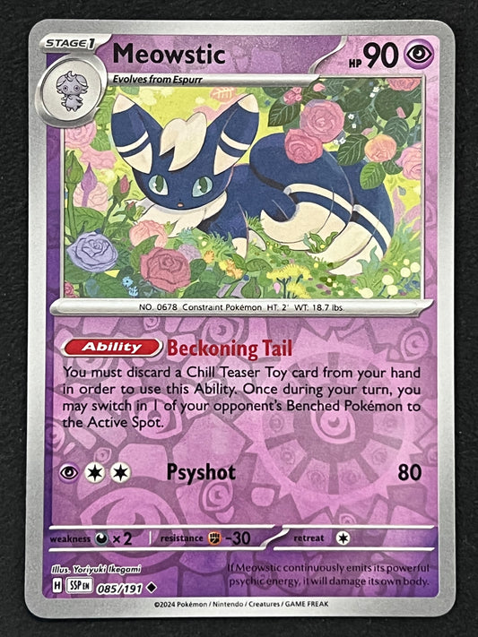 085/191 Meowstic - Pokémon Surging Sparks Uncommon Reverse