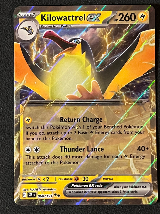 068/191 Kilowattrel Ex - Pokémon Surging Sparks Double Rare