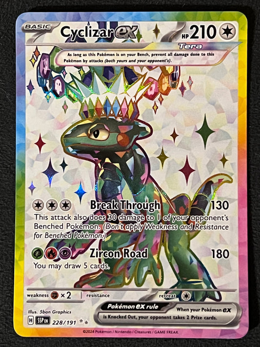 228/191 Cyclizar Ex - Pokémon Surging Sparks Ultra Rare