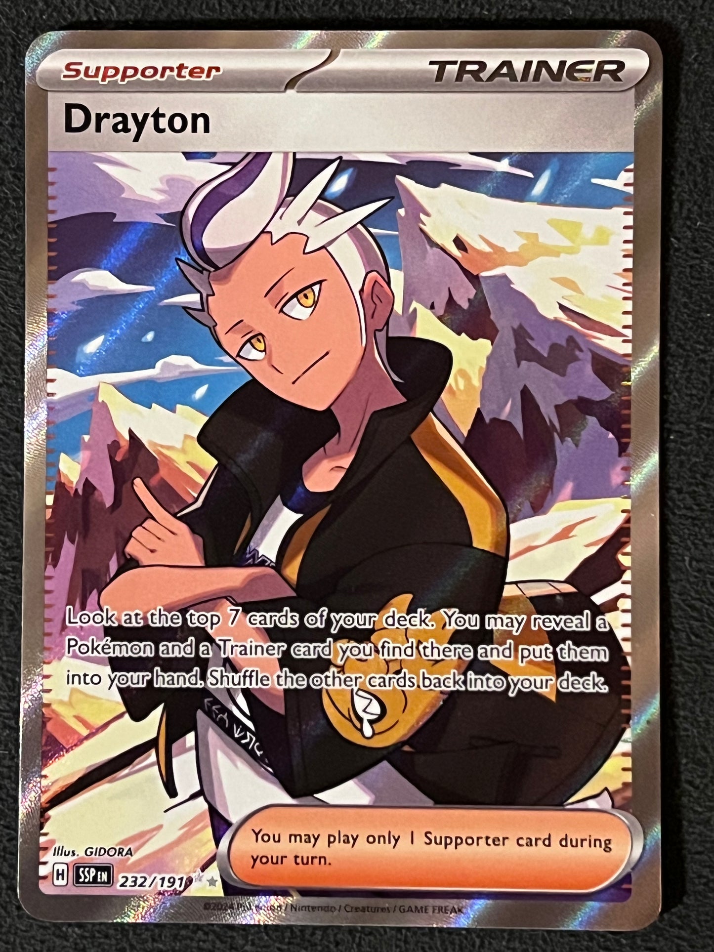 232/191 Drayton - Pokémon Surging Sparks Ultra Rare