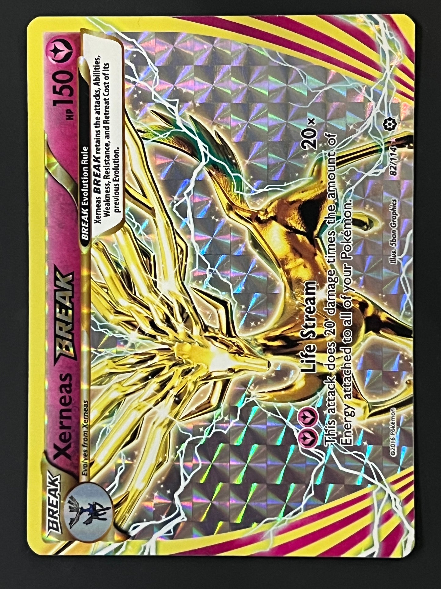 Xerneas Break - 82/114 Steam Siege Rare Holo Break