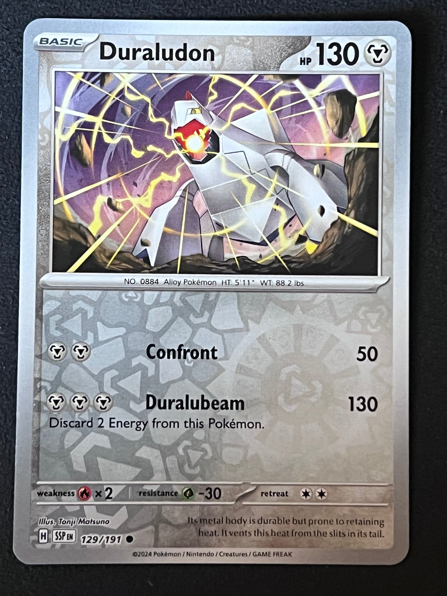 129/191 Duraludon - Pokémon Surging Sparks Common Reverse