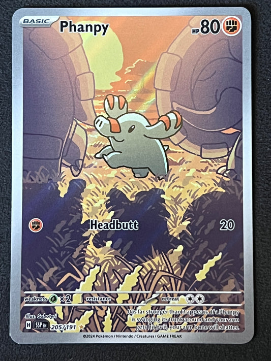 205/191 Phanpy - Pokémon Surging Sparks Illustration Rare