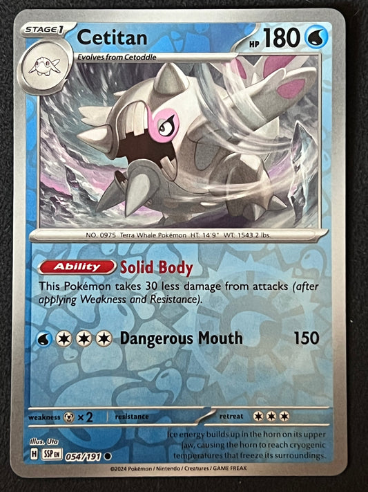 054/191 Cetitan - Pokémon Surging Sparks Common Reverse