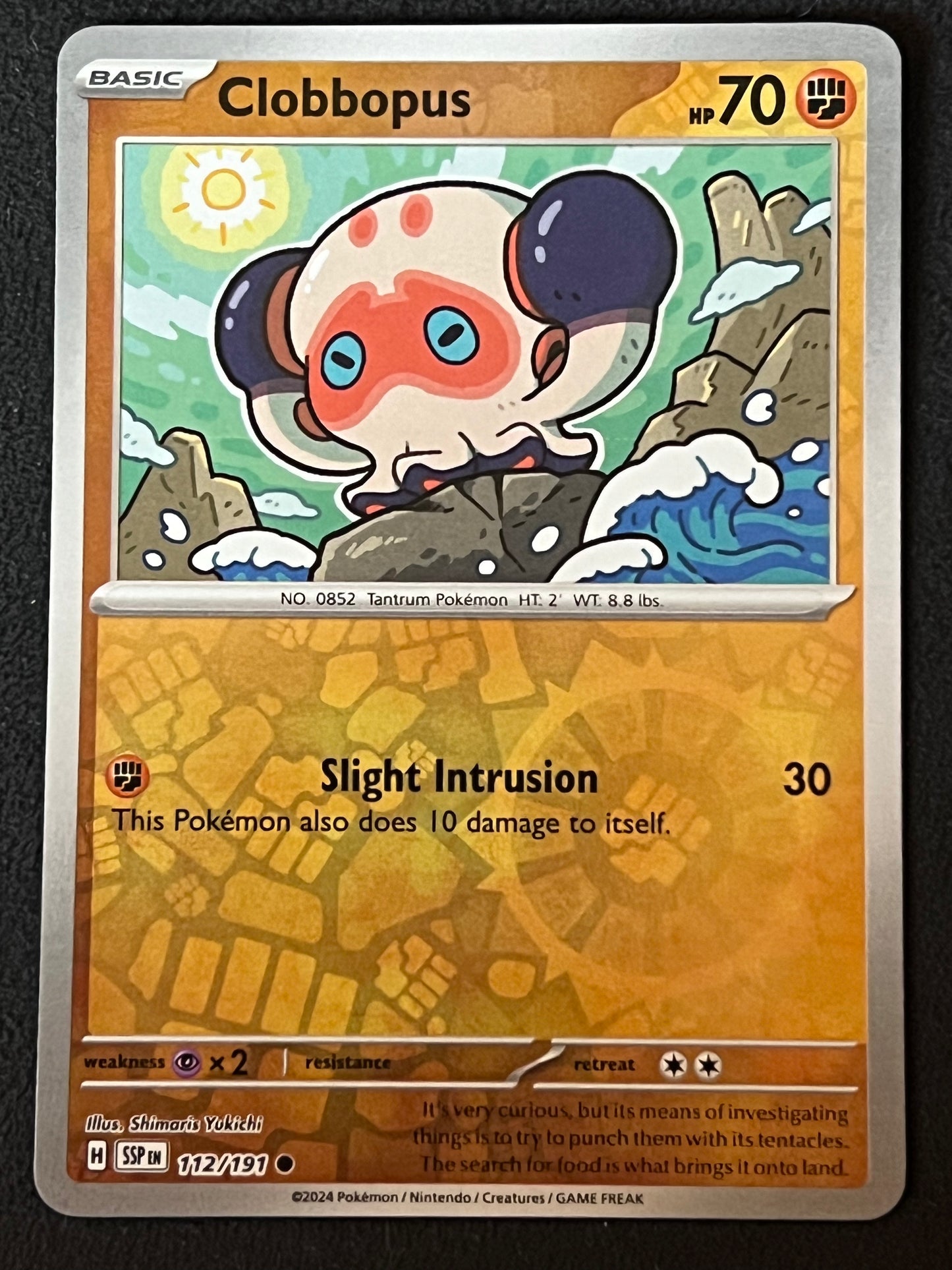 112/191 Clobbopus - Pokémon Surging Sparks Common Reverse