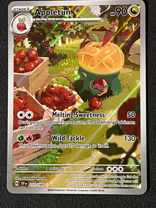 211/191 Appletun - Pokémon Surging Sparks Illustration Rare